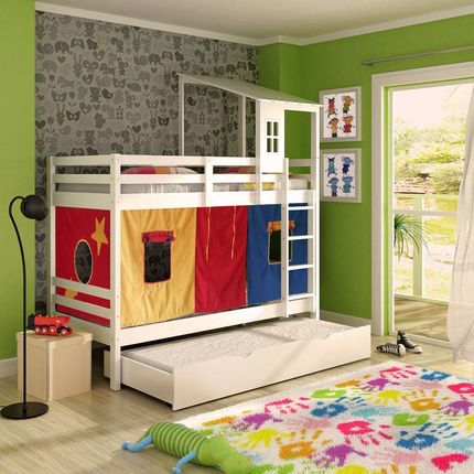 Beliche/ Treliche Teen Play com Telhadinho, Gavetão/ Cama Auxiliar com Rodízios e Tenda Multicores Exclusivo - Casatema é ruim? Beliche/ Treliche Teen Play com Telhadinho, Gavetão/ Cama Auxiliar com Rodízios e Tenda Multicores Exclusivo - Casatema é boa?