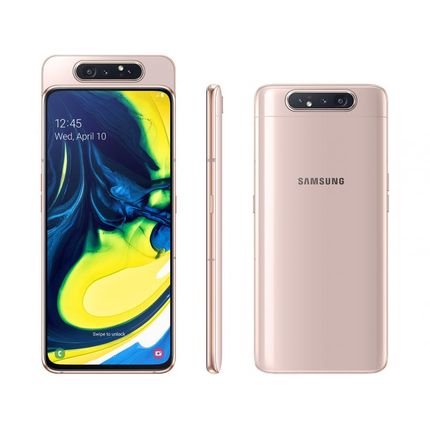 Smartphone Samsung Galaxy A80 128GB Rose 4G - Octa-Core 8GB RAM 6,7" Câmera Tripla Rotativa Menor preço em Smartphone Samsung Galaxy A80 128GB Rose 4G - Octa-Core 8GB RAM 6,7" Câmera Tripla Rotativa