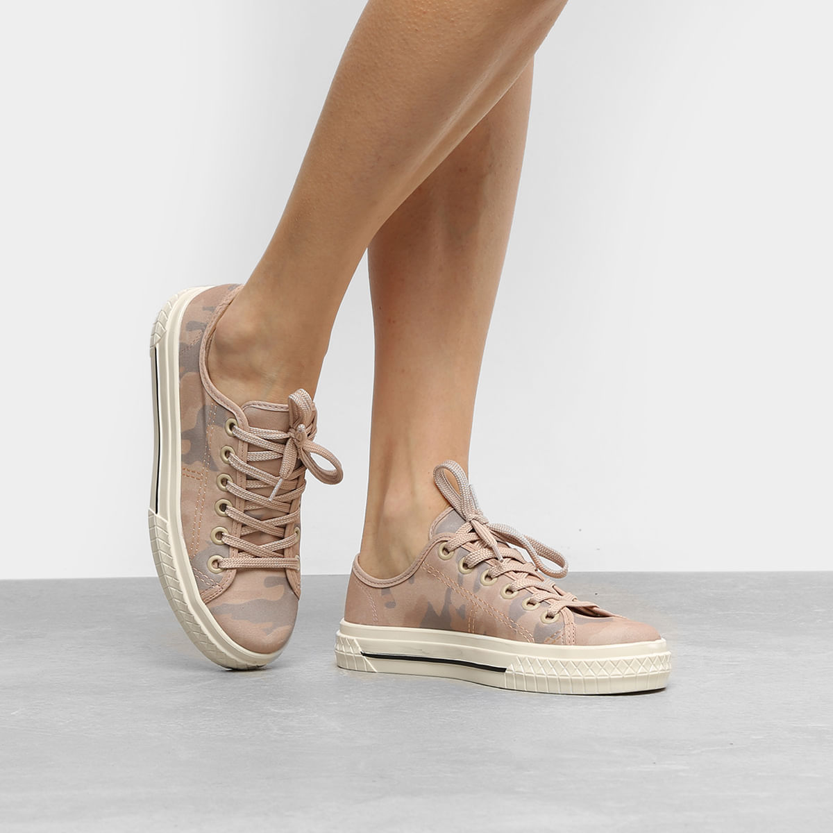 tenis estampa militar feminino