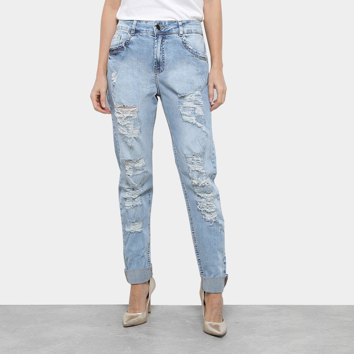 calça jeans armani feminina