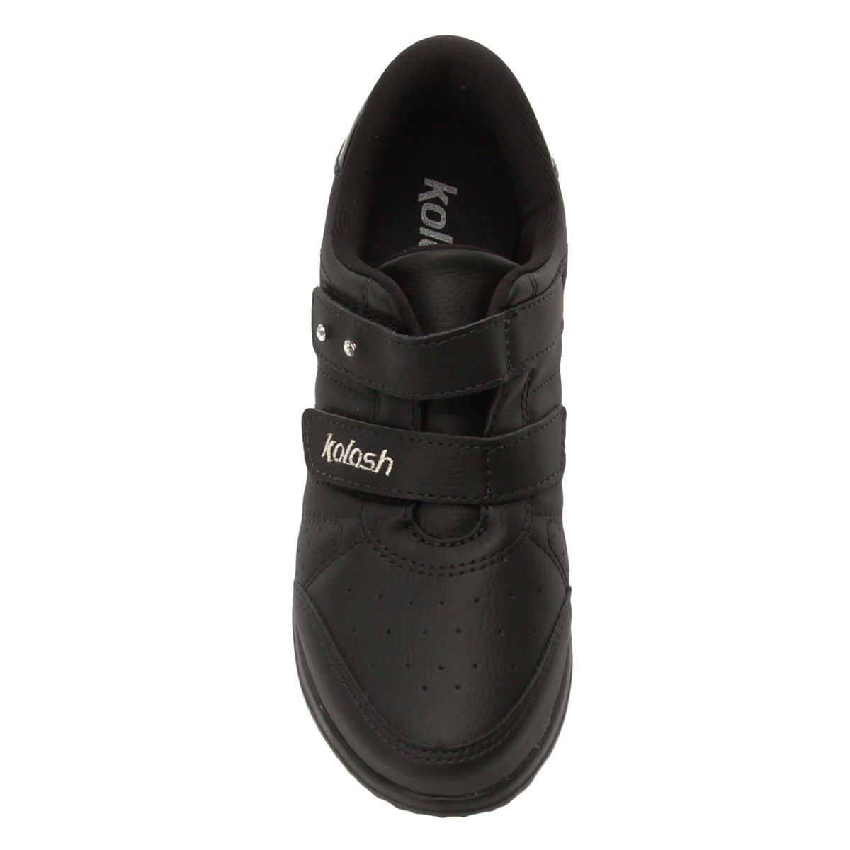 tênis kolosh anabela velcro preto