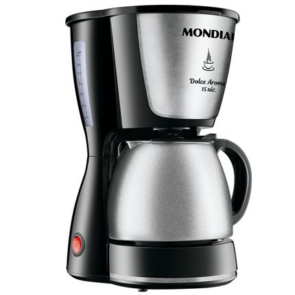 Cafeteira Elétrica Mondial Dolce Arome Thermo Inox C-34JI 15 Xícaras – Preto/Inox é ruim? Cafeteira Elétrica Mondial Dolce Arome Thermo Inox C-34JI 15 Xícaras – Preto/Inox é boa?