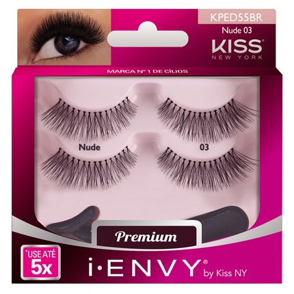 Cílios Postiços Kiss NY - I-Envy Nude 03 Menor preço em Cílios Postiços Kiss NY - I-Envy Nude 03