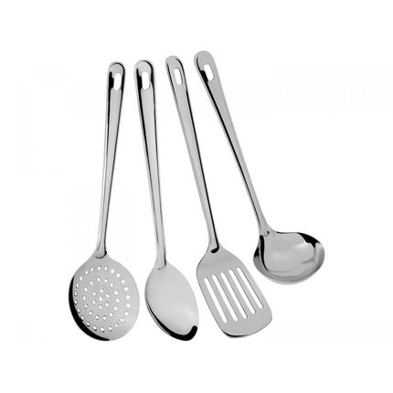 Kit Utensílios de Cozinha Euro Home Inox - Gadgets 4 Peças Menor preço em Kit Utensílios de Cozinha Euro Home Inox - Gadgets 4 Peças