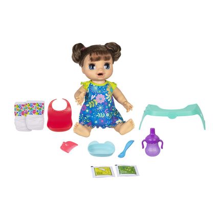 Boneca Baby Alive - Bebê Comidinha Feliz - Morena - E4895 - Hasbro Menor preço em Boneca Baby Alive - Bebê Comidinha Feliz - Morena - E4895 - Hasbro