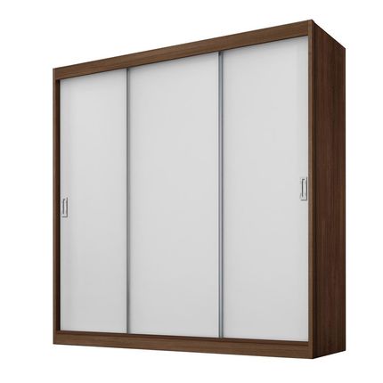 Guarda-Roupa Fama Flórida Plus com 3 Portas de Correr e 4 Gavetas Ipê/Branco é boa?