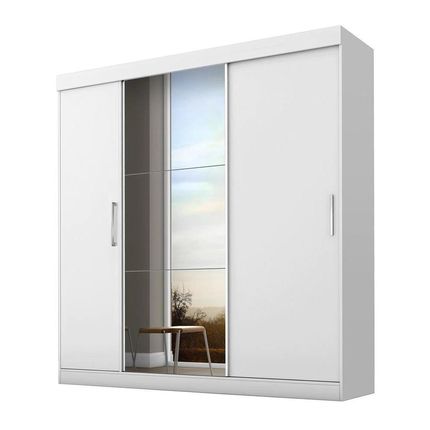 Guarda-Roupa Fama Móveis Smart com Espelho, 3 Portas e 3 Gavetas Branco é ruim? Guarda-Roupa Fama Móveis Smart com Espelho, 3 Portas e 3 Gavetas Branco é boa?