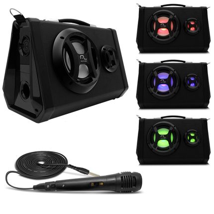 Caixa Som Multiuso Multilaser 80w Rms MP3 USB SD FM Bluetooth Guitarra Microfone SP217 Menor preço em Caixa Som Multiuso Multilaser 80w Rms MP3 USB SD FM Bluetooth Guitarra Microfone SP217