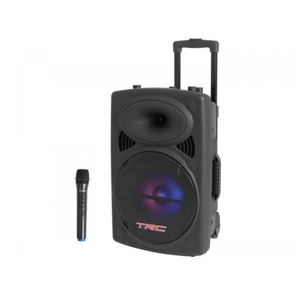 Caixa de Som Bluetooth TRC 436 Ativa Amplificada - TRC 436 350W com Microfone USB Menor preço em Caixa de Som Bluetooth TRC 436 Ativa Amplificada - TRC 436 350W com Microfone USB