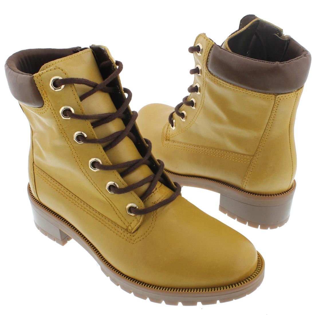 coturno feminino amarelo queimado