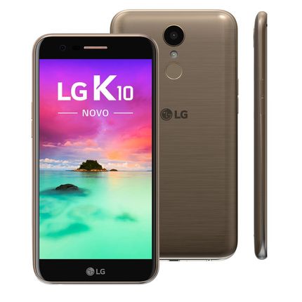 Smartphone LG K10 M250DS Dourado com 32GB, Dual Chip, Tela de 5.3" HD, 4G, Android 7.0, Câmera 13MP e Processador Octa Core de 1.5 GHz Menor preço em Smartphone LG K10 M250DS Dourado com 32GB, Dual Chip, Tela de 5.3" HD, 4G, Android 7.0, Câmera 13MP e Processador Octa Core de 1.5 GHz