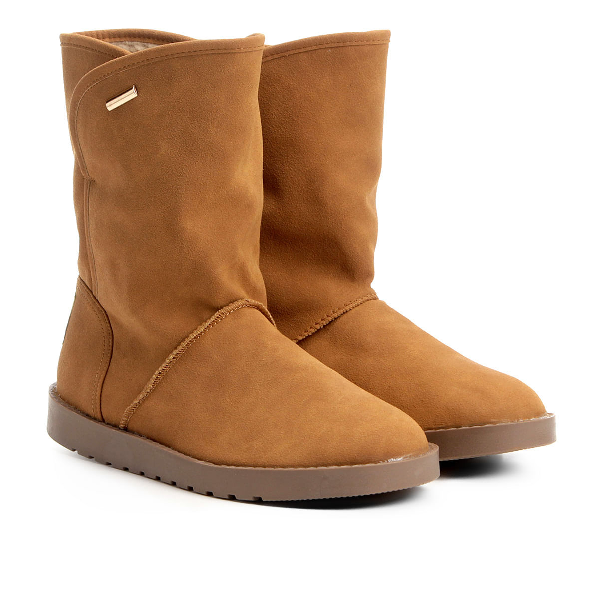 bota esquimó cano médio mooncity pelinho feminina