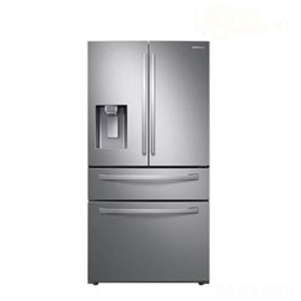 Menor preço em Refrigerador French Door Samsung de 04 Portas Frost Free com 501 Litros Twin Cooling Inox - RF22R7351SR/AZ