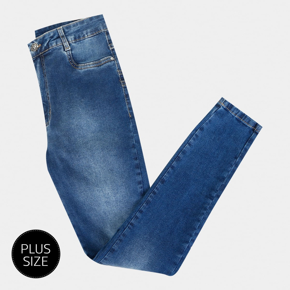 calça jeans sawary plus size