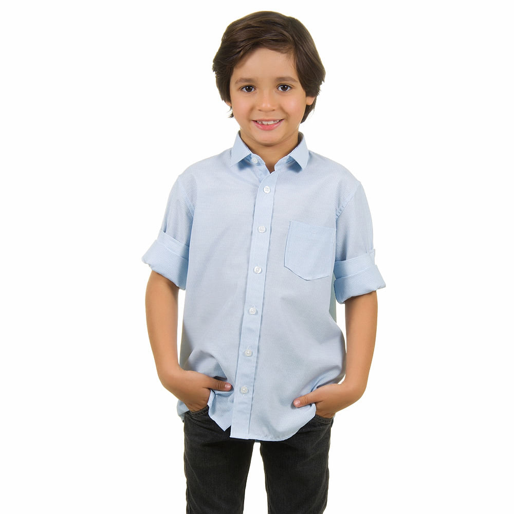 camisa social infantil masculina