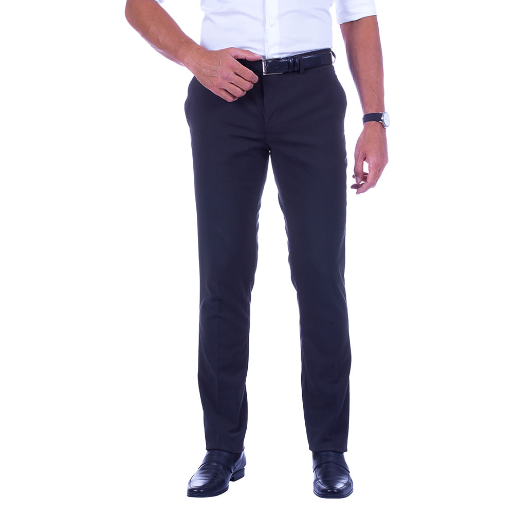 calça social cinza escuro