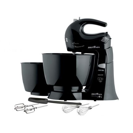 Batedeira Portátil Britânia - Preta 350W Ellagio Maxx Neve 4 Velocidades é boa?