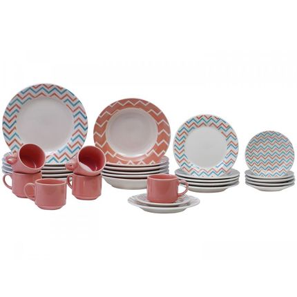 Aparelho de Jantar Chá 30 Peças Biona - Cerâmica Redondo 079768 é ruim? Aparelho de Jantar Chá 30 Peças Biona - Cerâmica Redondo 079768 é boa?