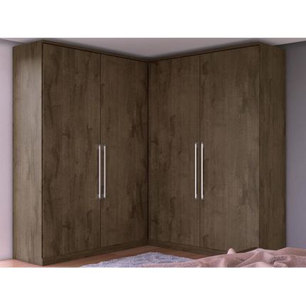 Guarda-roupa Casal MDF 4 Portas 4 Gavetas - Europa Viena Menor preço em Guarda-roupa Casal MDF 4 Portas 4 Gavetas - Europa Viena