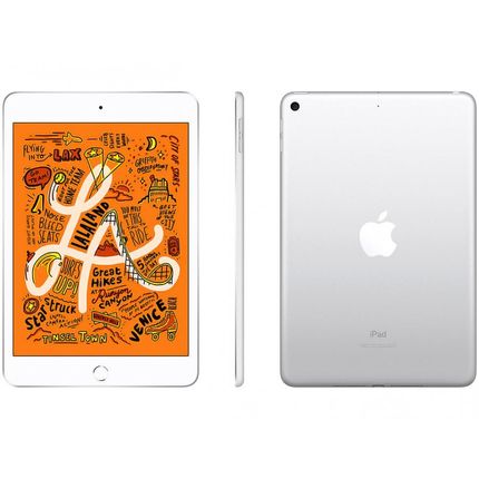 Menor preço em iPad Mini Apple 256GB Prata 7,9&quot; Retina - Proc. Chip A12 Câm. 8MP + Frontal 7MP iOS 12