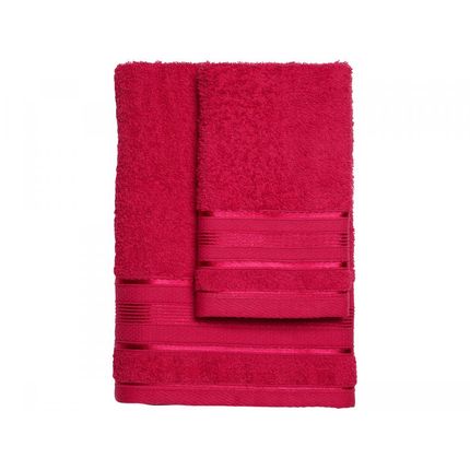Jogo de Toalha de Banho Santista Royal - ROYANTJ2JKNU327 100% Algodão Gerânio Rosa 2 Peças Menor preço em Jogo de Toalha de Banho Santista Royal - ROYANTJ2JKNU327 100% Algodão Gerânio Rosa 2 Peças