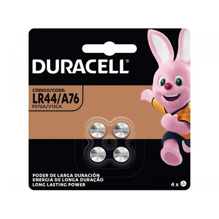 Pilha Alcalina Moeda LR44 / A76 4 Unidades - Duracell Menor preço em Pilha Alcalina Moeda LR44 / A76 4 Unidades - Duracell