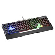 Teclado Gamer semi mecânico preto USB Warrior - TC208 TC208