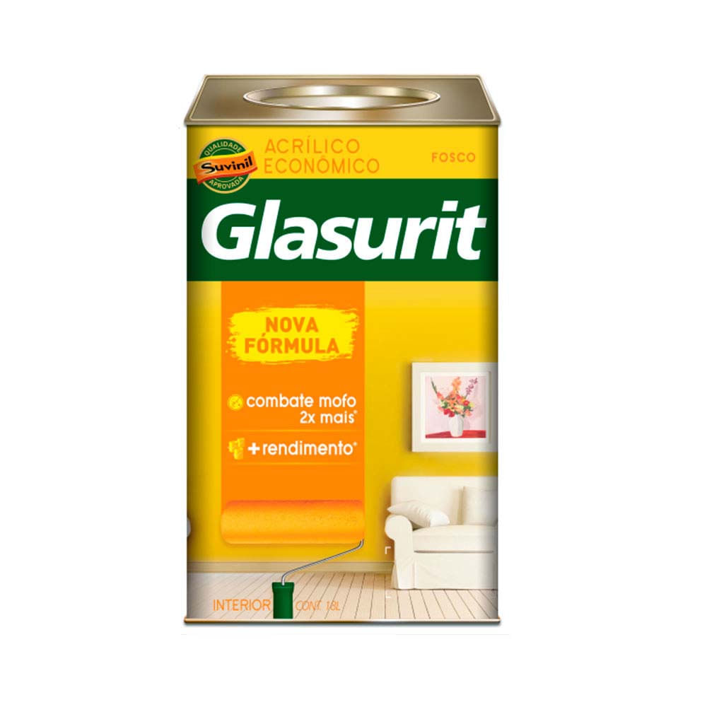 Preço 18 Litros Tinta Cromio Suvinil Tinta Latex Glasurit Acrilico 18 Litros Cromo Suave Suvinil