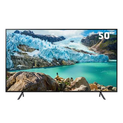 Smart TV LED 50\" UHD 4K Samsung 50RU7100 com Controle Remoto Único, Visual Livre de Cabos, Bluetooth, HDR Premium, HDMI e USB. Menor preço em Smart TV LED 50\" UHD 4K Samsung 50RU7100 com Controle Remoto Único, Visual Livre de Cabos, Bluetooth, HDR Premium, HDMI e USB.