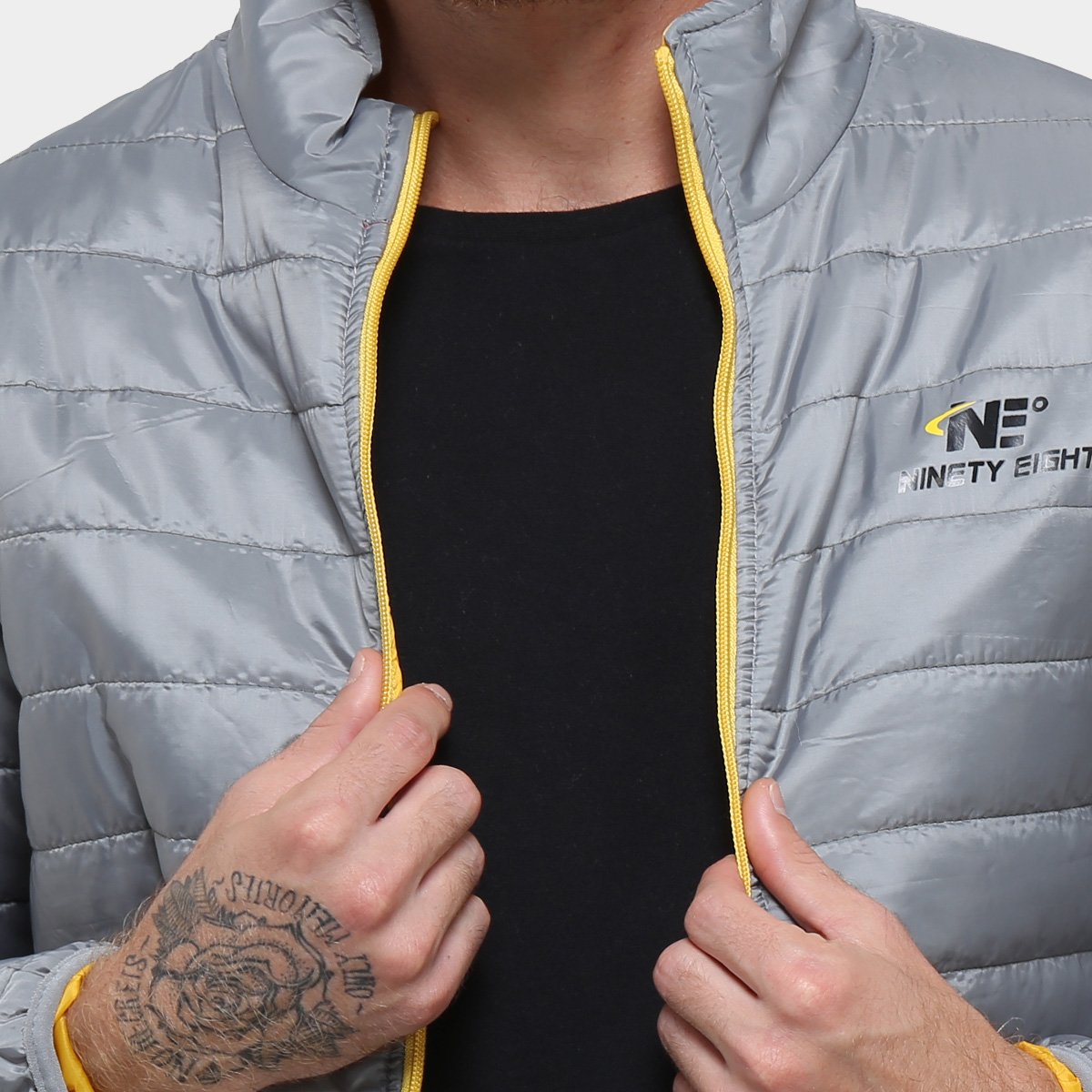 jaqueta puffer ninety eight nylon masculina