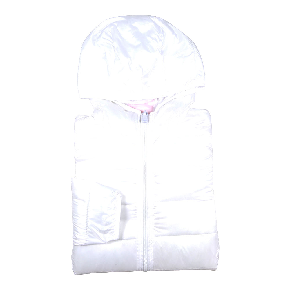jaqueta de nylon feminina branca