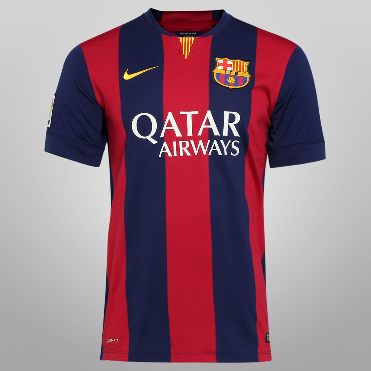 camisa barcelona vinho