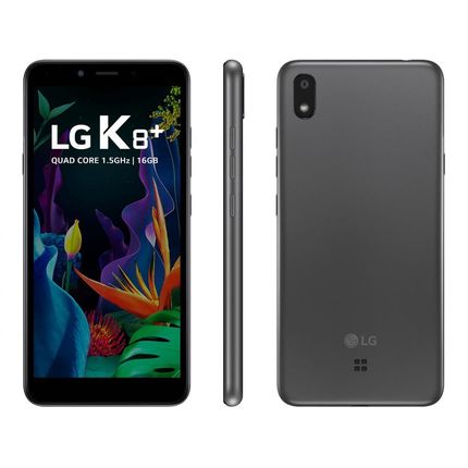 Smartphone LG K8 Plus 16GB Platinum 4G Quad-Core - 1GB RAM 5,45" Câm. 8MP + Câm. Selfie 5MP Menor preço em Smartphone LG K8 Plus 16GB Platinum 4G Quad-Core - 1GB RAM 5,45" Câm. 8MP + Câm. Selfie 5MP