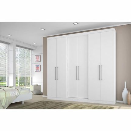 Guarda-Roupa Bartira Napoli II com 6 Portas e 2 Gavetas Branco Fosco é ruim? Guarda-Roupa Bartira Napoli II com 6 Portas e 2 Gavetas Branco Fosco é boa?