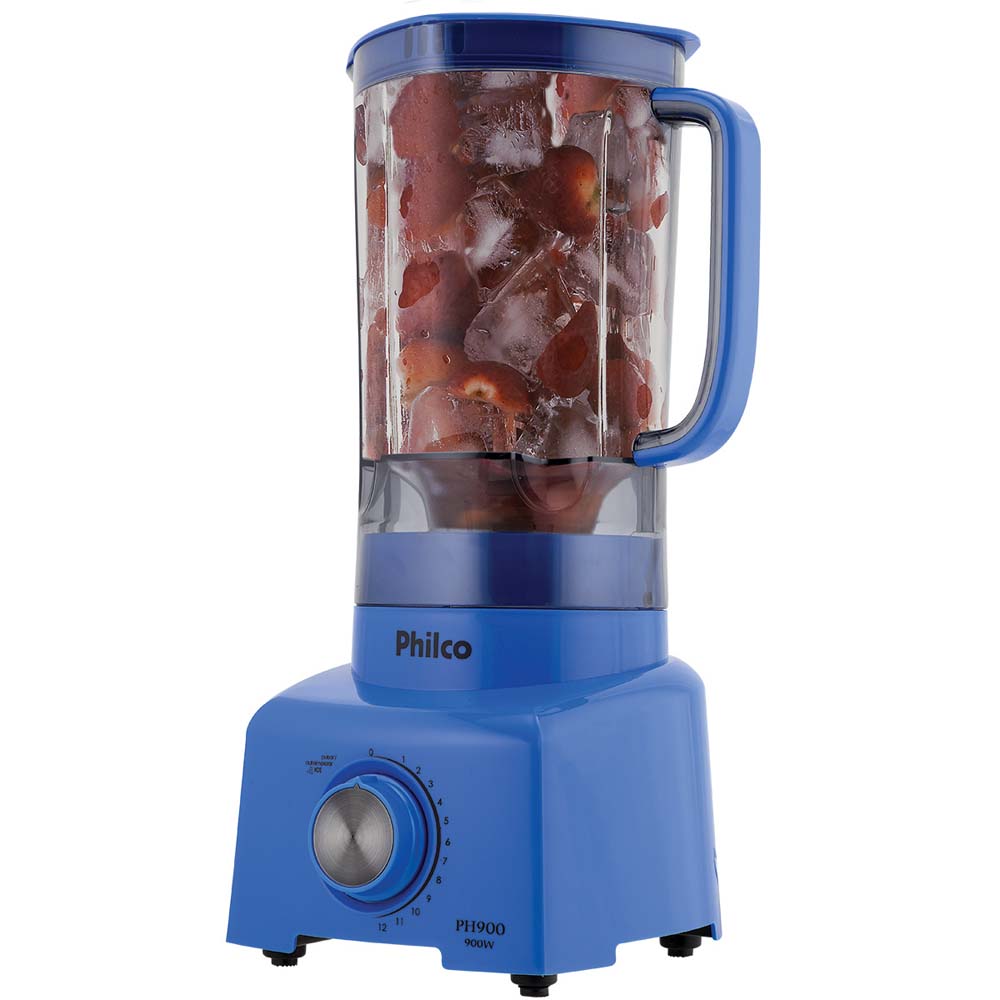 Liquidificador Philco Ph900 Com 12 Velocidades E 900w Azul Liquidificador Philco Ph900 Com 12 Velocidades E 900w Azul