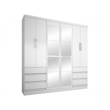 Guarda-roupa Casal com Espelho 6 Portas - 6 Gavetas Araplac 217729-50 é ruim? Guarda-roupa Casal com Espelho 6 Portas - 6 Gavetas Araplac 217729-50 é boa?
