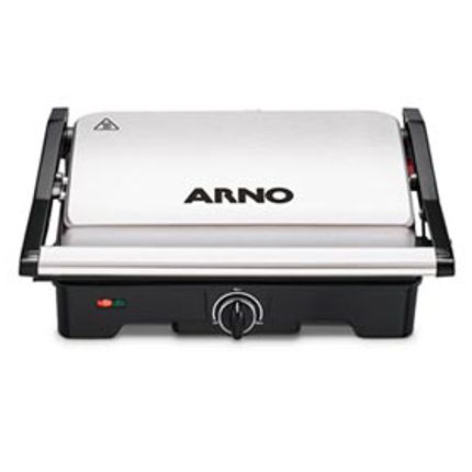 Grill Elétrico Arno Dual com Capacidade para 04 Hambúrgueres - GNOX - INOX, 110V Menor preço em Grill Elétrico Arno Dual com Capacidade para 04 Hambúrgueres - GNOX - INOX, 110V
