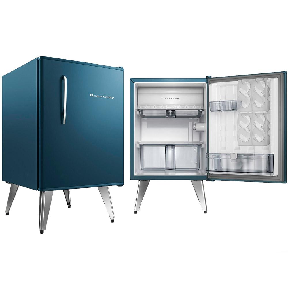 Featured image of post Geladeira Retro Azul confira mais cozinhas com a geladeira retr para se inspirar 14