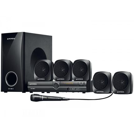 Home Theater Mondial HT-07 com DVD - 240W RMS 5.1 Canais Entrada USB e SD Bivolt Menor preço em Home Theater Mondial HT-07 com DVD - 240W RMS 5.1 Canais Entrada USB e SD Bivolt