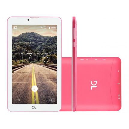 Tablet DL Mobi Tab 8GB 7" 3G Wi-Fi - Android 7 Nougat Proc. Quad Core Câmera Integrada Menor preço em Tablet DL Mobi Tab 8GB 7" 3G Wi-Fi - Android 7 Nougat Proc. Quad Core Câmera Integrada