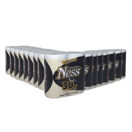 Papel Higiênico Ness Folha Dupla Neutro fardo com 16 pacotes com 4 rolos cada Menor preço em Papel Higiênico Ness Folha Dupla Neutro fardo com 16 pacotes com 4 rolos cada