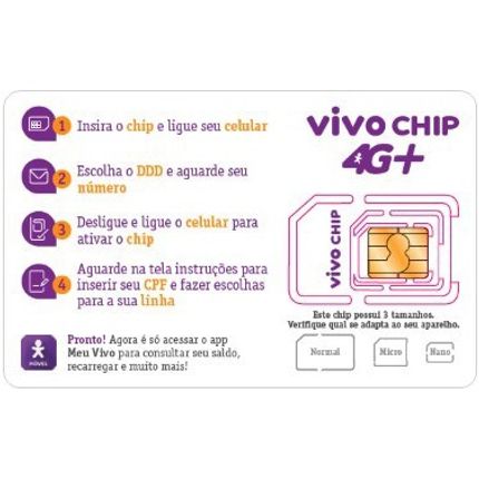 Vivo Chip Triplo Corte 4G - Pré-Pago/Pós-Pago é boa?