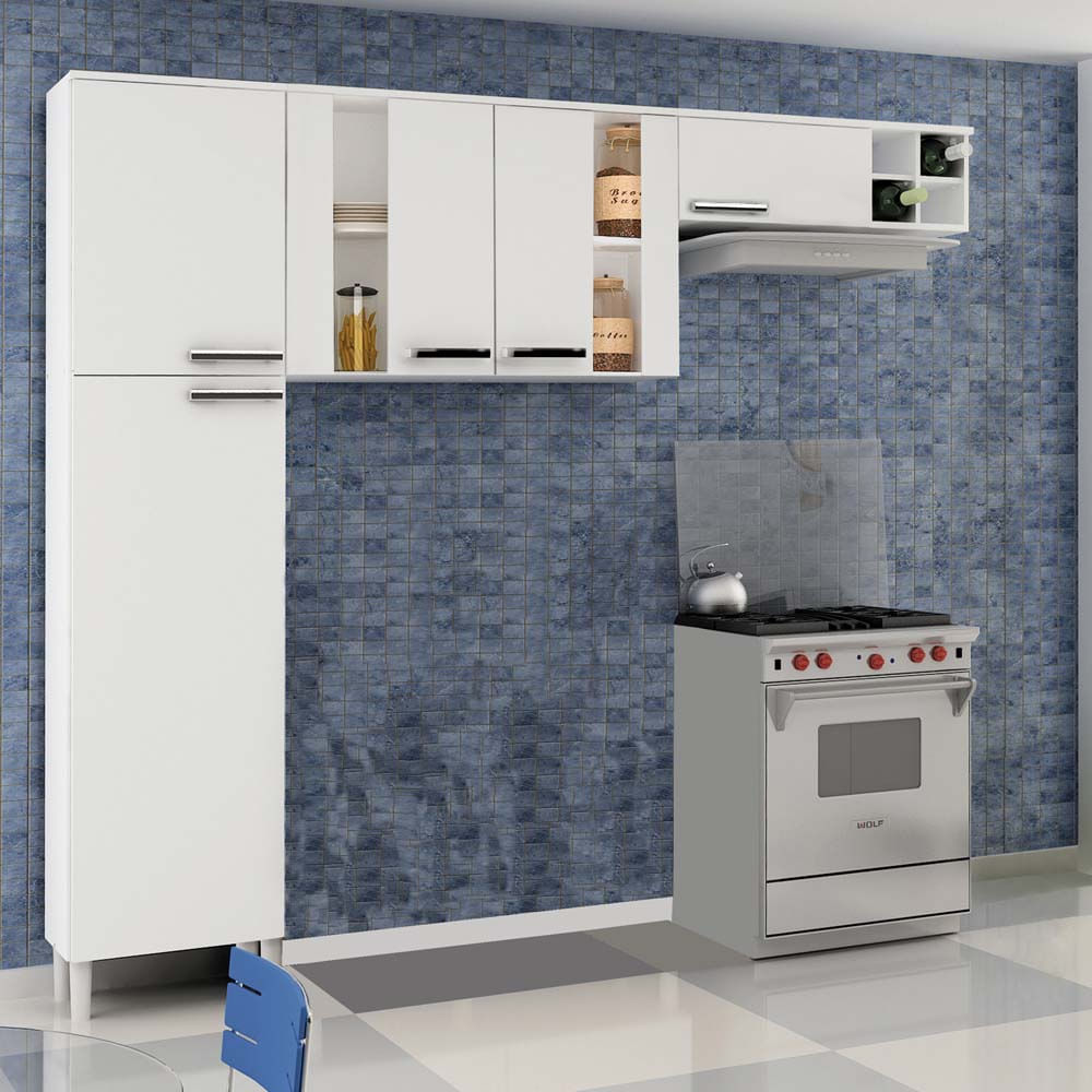 Cozinha Compacta Ratan Palmeira Com 5 Portas 3 Pe As Comprar No Cozinha Compacta Ratan Palmeira Com 5 Portas 3 Pe As Comprar No
