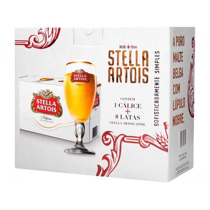 Kit Cerveja Stella Artois American Standard Lager - 269ml Cada 8 Unidades com 1 Taça é boa?