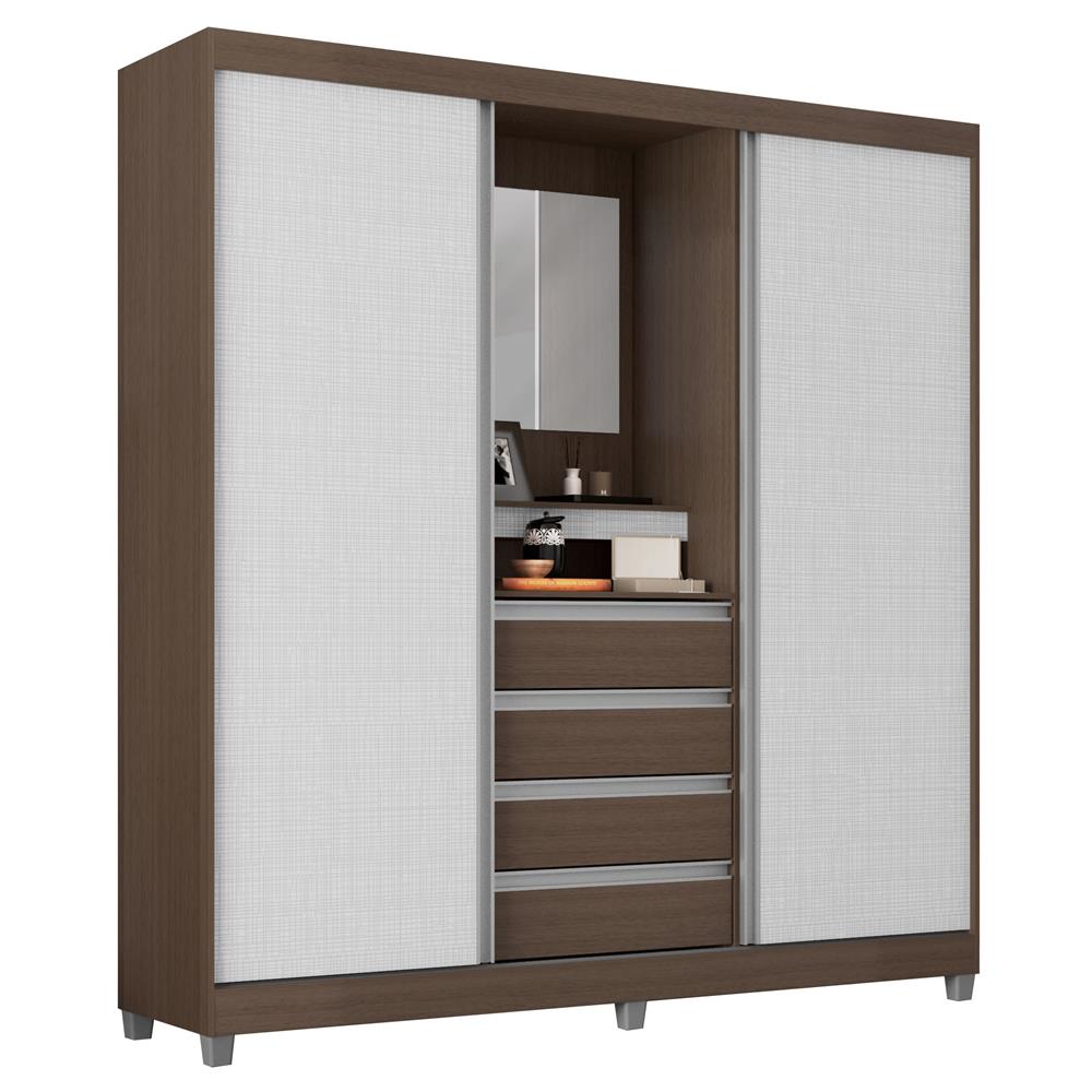 Guarda-Roupa Bartira Fortaleza II com 2 Portas de Correr e
