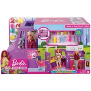 Foodtruck de Brinquedo Veículo de Aventura - Barbie com Acessórios Mattel