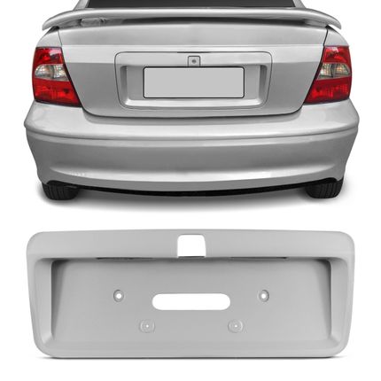 Moldura Suporte Placa GM Vectra 00 a 05 Aplique Tampa Traseira Excelente Qualidade Encaixe Perfeito Menor preço em Moldura Suporte Placa GM Vectra 00 a 05 Aplique Tampa Traseira Excelente Qualidade Encaixe Perfeito