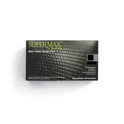 Luva de Procedimento Black Nitrilo Tam M Supermax Menor preço em Luva de Procedimento Black Nitrilo Tam M Supermax