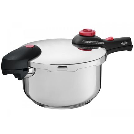 Panela de Pressão Brinox Supra 4930/102 - Inox 6L Fechamento Externo Menor preço em Panela de Pressão Brinox Supra 4930/102 - Inox 6L Fechamento Externo