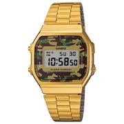 Relógio Feminino Digital Casio A168WEGC-3DF - Dourado.